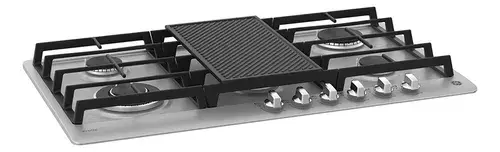 Miniatura: Cubierta a gas acero 90cm PGP96KMTIY0 GE Profile