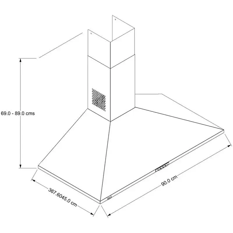 Miniatura: Campana Extractora Pared 90cm WAI95ARHWF Whirlpool
