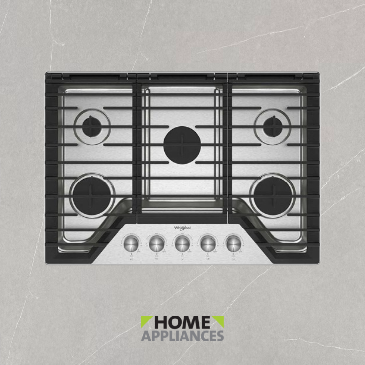 Estufa Gas 76cm Inox WCGK7530PS Whirlpool