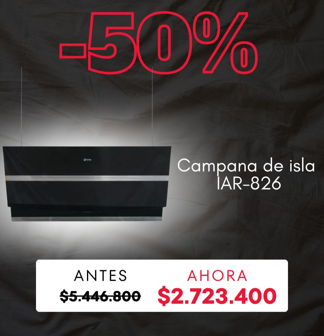 Campana de Isla 90cm IAR-826 SPACE AirOn