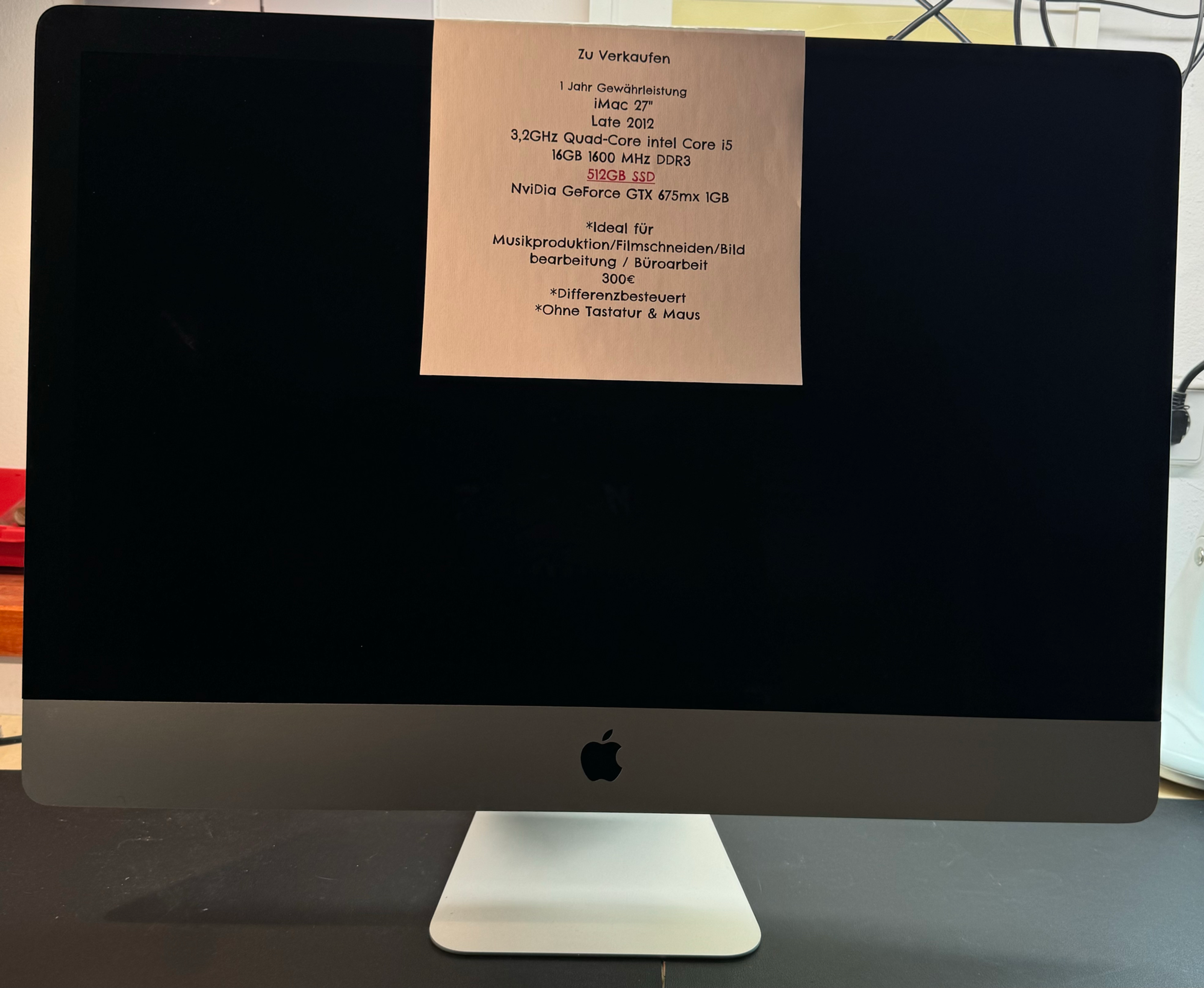 iMac 27" Late 2012