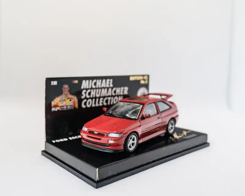 Minichamps Ford Escort RS Cosworth | Michael Schumacher Collection | In White Studio