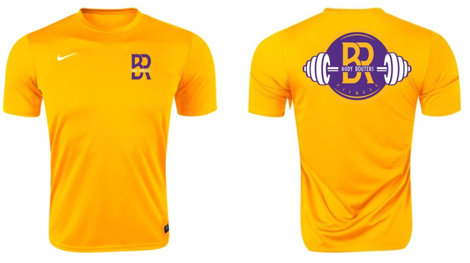 BRFit YOUTH Nike Yellow w/ Purple Logo
