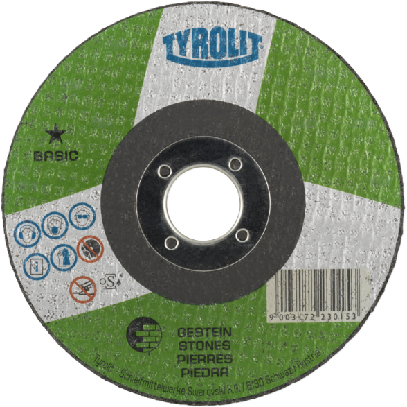 TYROLIT 223025 Cut-Off Wheel 115x2.5x22.23 mm C30 S-BF