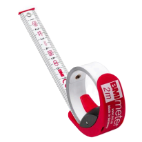 BMI 429241021 Pocket Tape Measure Stainless Steel 2 m