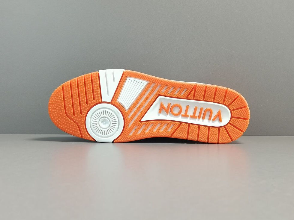 Thumbnail: Louis Vuitton Trainers Orange Mesh