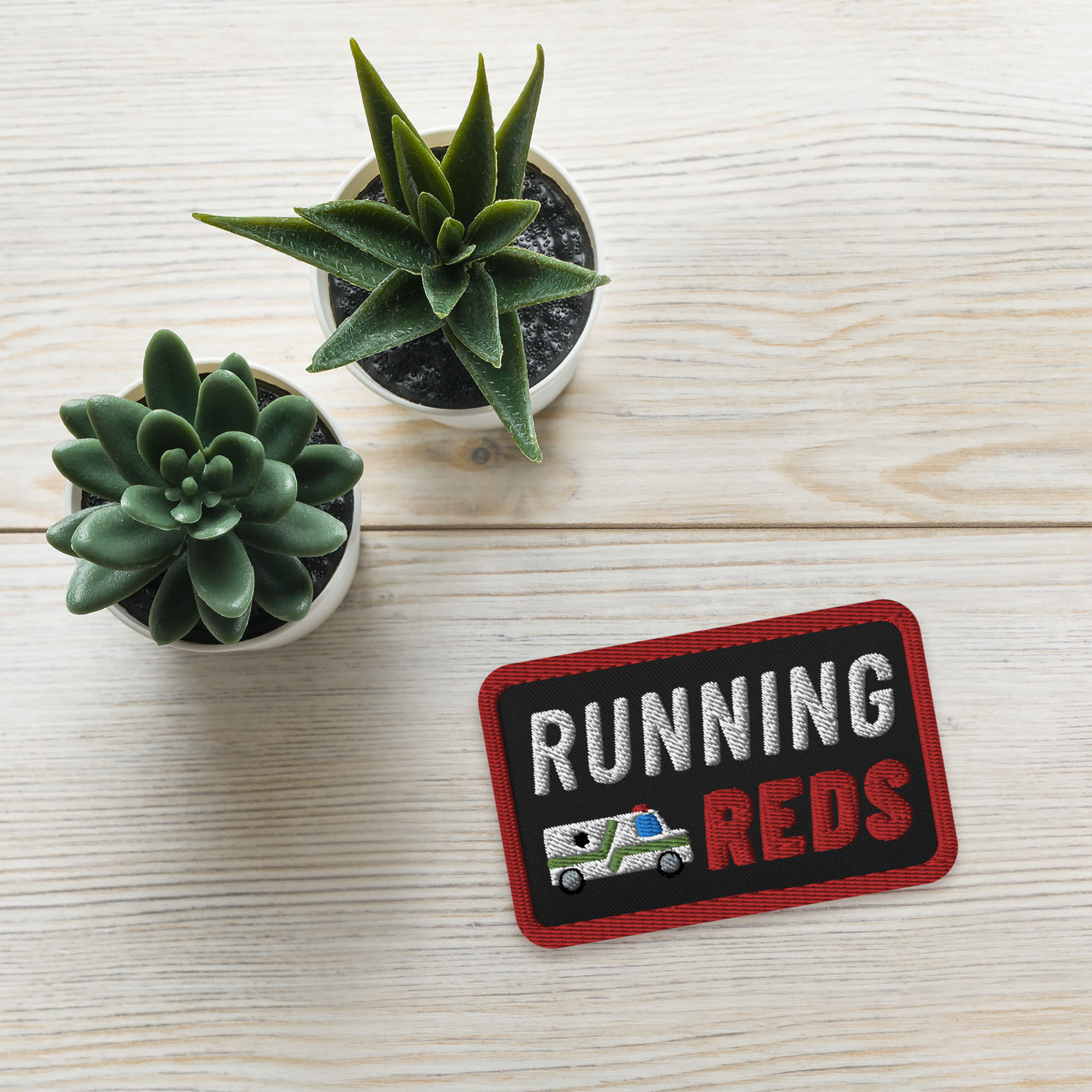 Embroidered Patch - Rectangle 3.5″×2.25″ (EMS)