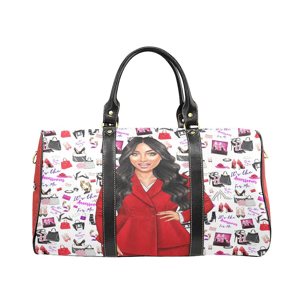 Thumbnail: "It's the Accessories for Me" Waterproof Travel Bag