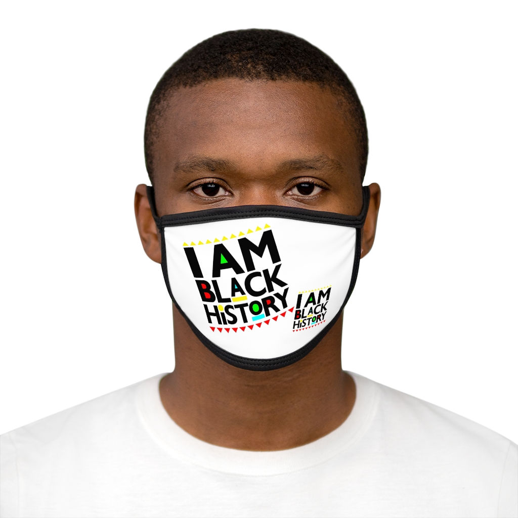 "I AM Black History" - Fabric Face Mask