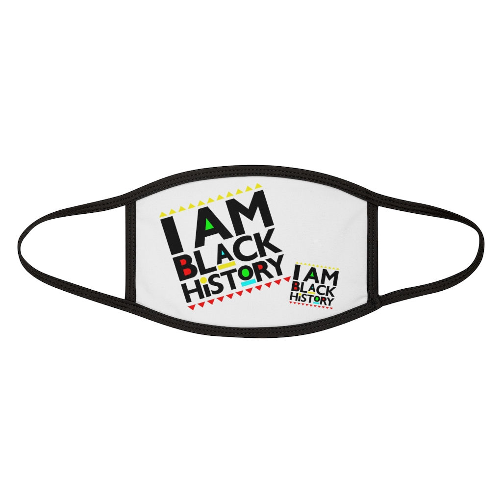 "I AM Black History" - Fabric Face Mask