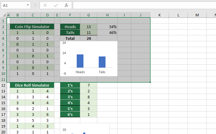 Setting the Zoom to a specific section in Excel