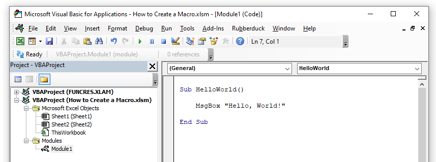 How to Create a Macro from scratch in Excel - complete VBA Tutorial