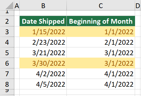 Using Paste Special to Move Formulas Around example, correct method