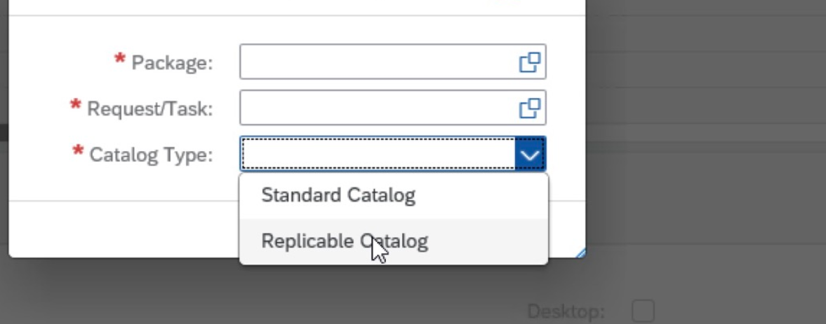 Adding a New Tile to a Technical Catalog