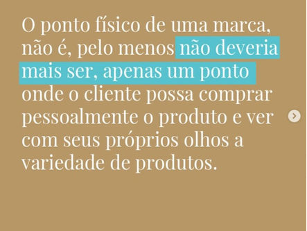 A importância do ponto de venda físico
