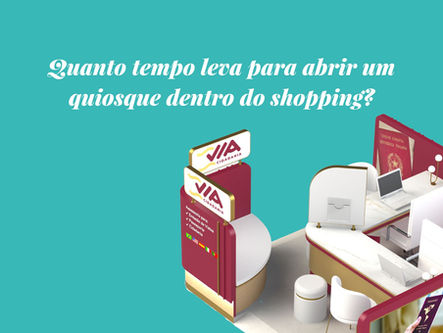 quiosque de atendimento para agencia de visto