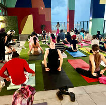 Sunset Yoga & Sound Bowl Social at X Miami