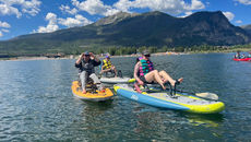 Kayaking on Dillon Reservoir