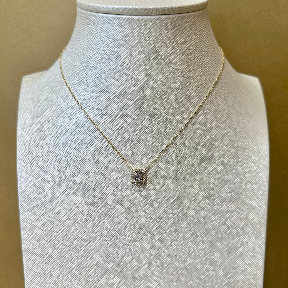 ILLUSION PENDANT YELLOW GOLD