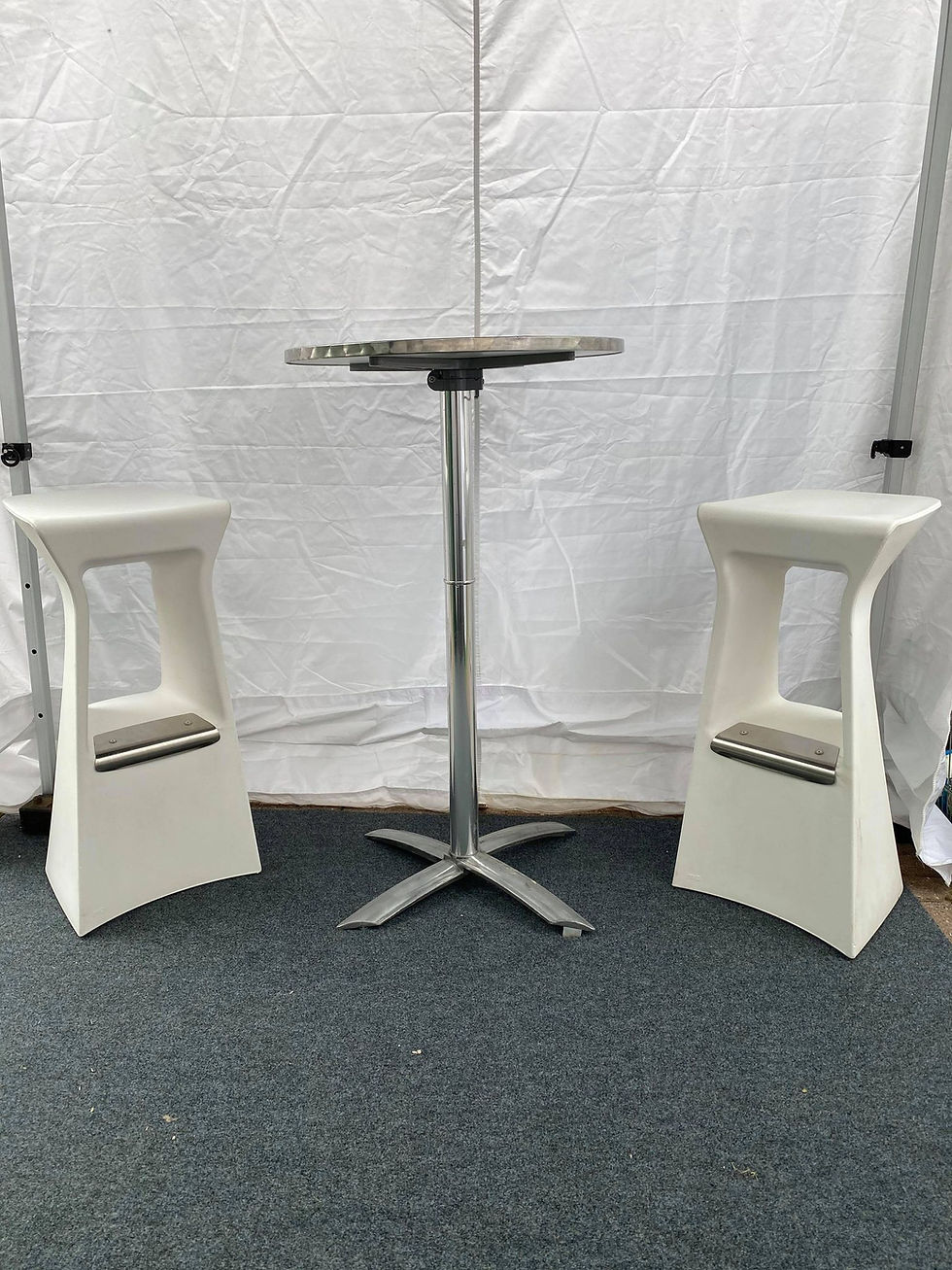Thumbnail: White plastic stool