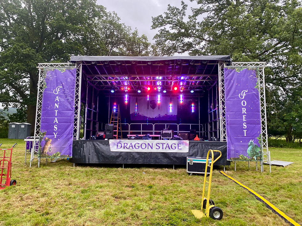 Thumbnail: Mobile Trailer Stage Hire (Large Stage)