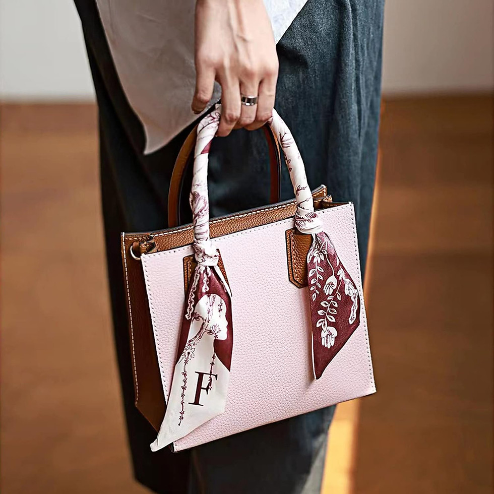 Thumbnail: Mini  Leather Tote Handbag  - DIY Kit
