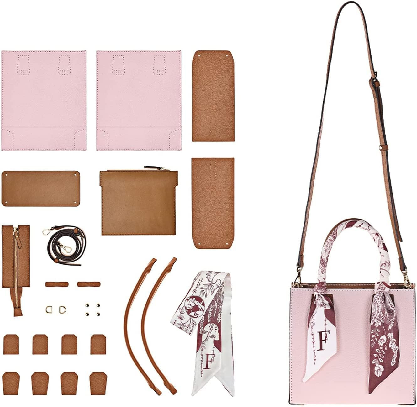 Mini Leather Tote Handbag - DIY Kit