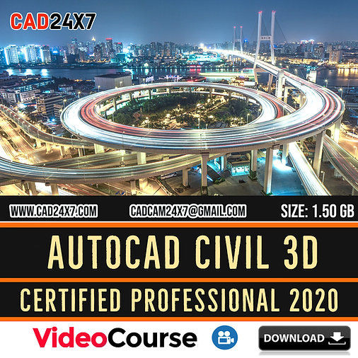 AutoCAD Civil 3D Certified Professional 2020