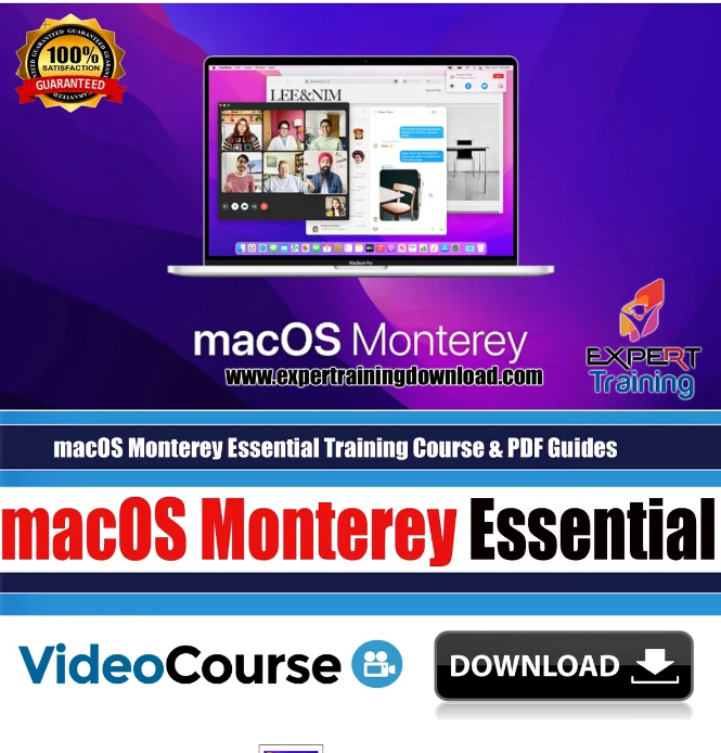 macOS Monterey Essential Training Course & PDF Guides