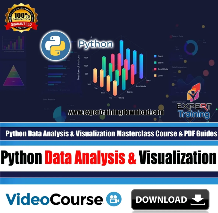 Python Data Analysis & Visualization Masterclass Course & PDF Guides