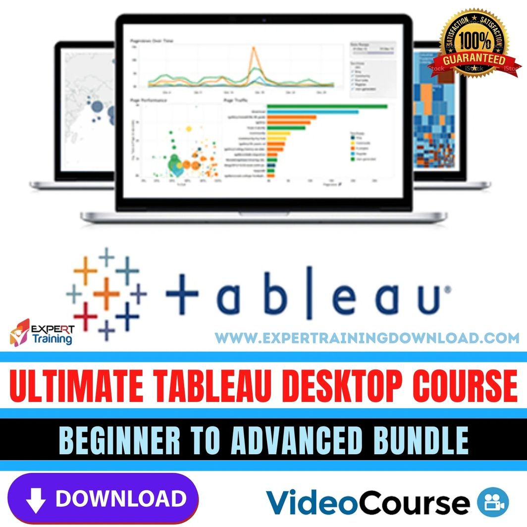 Ultimate Tableau Desktop Course Beginner To Advanced Bundle