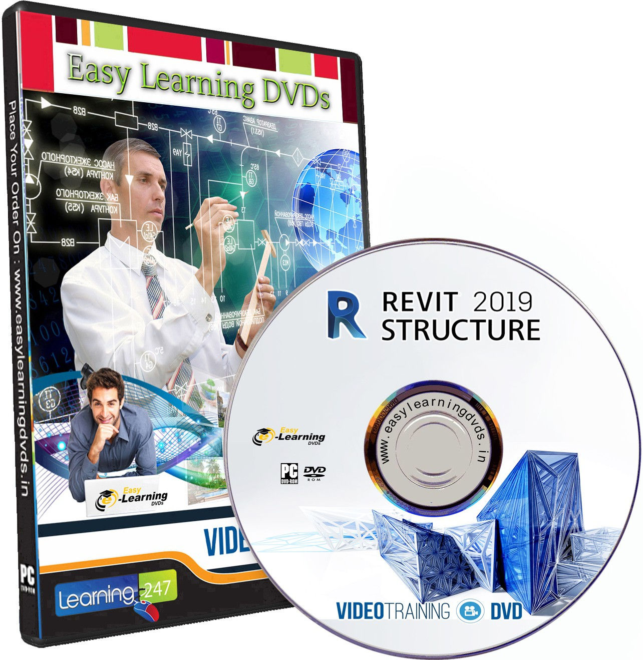 Revit Structure 2019 Video Training Tutorial Course (Imperial) & Projects