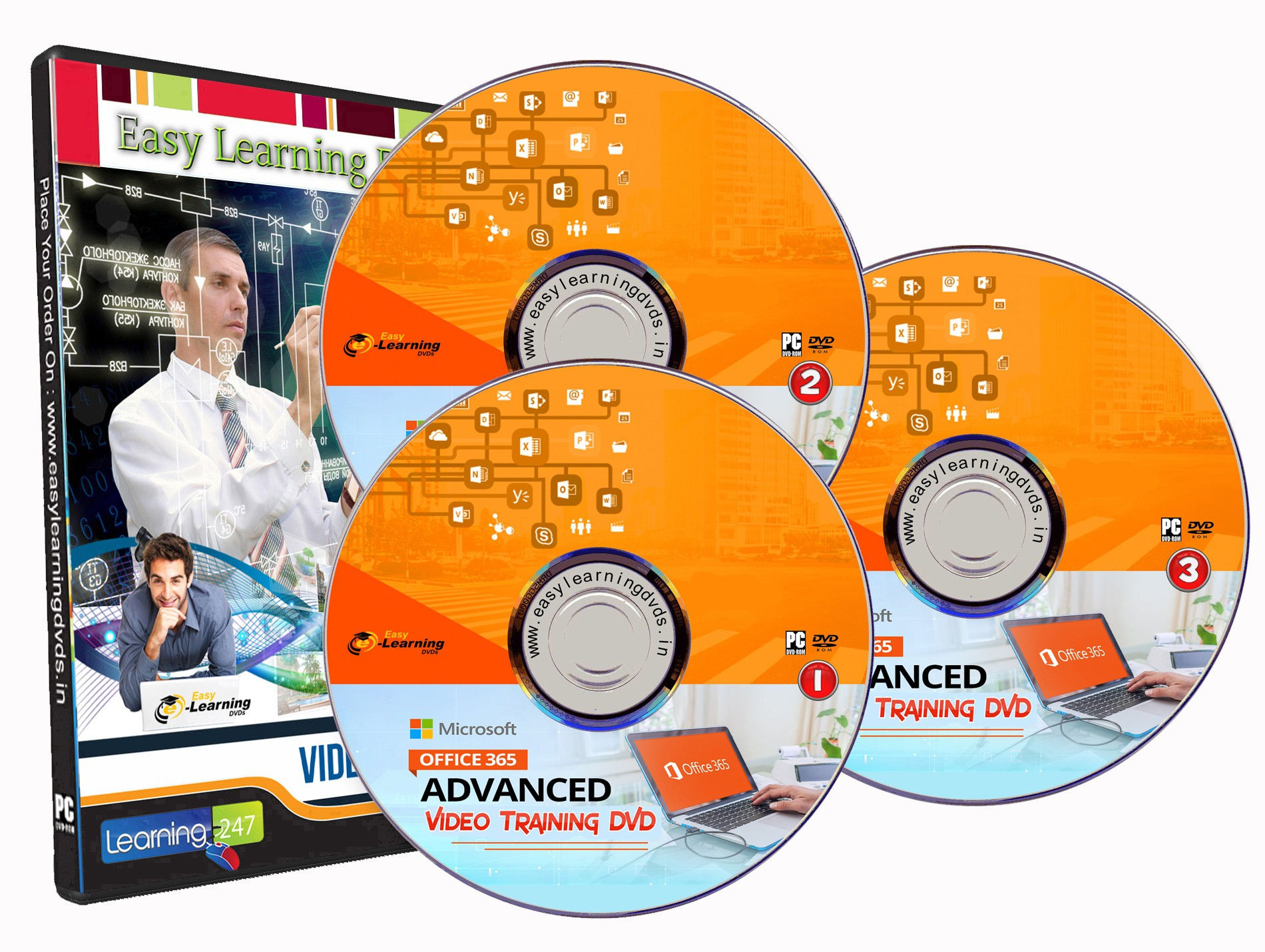 Mastering Office 365 Complete 16 masterclass Video Training Courses on 3 DVDs