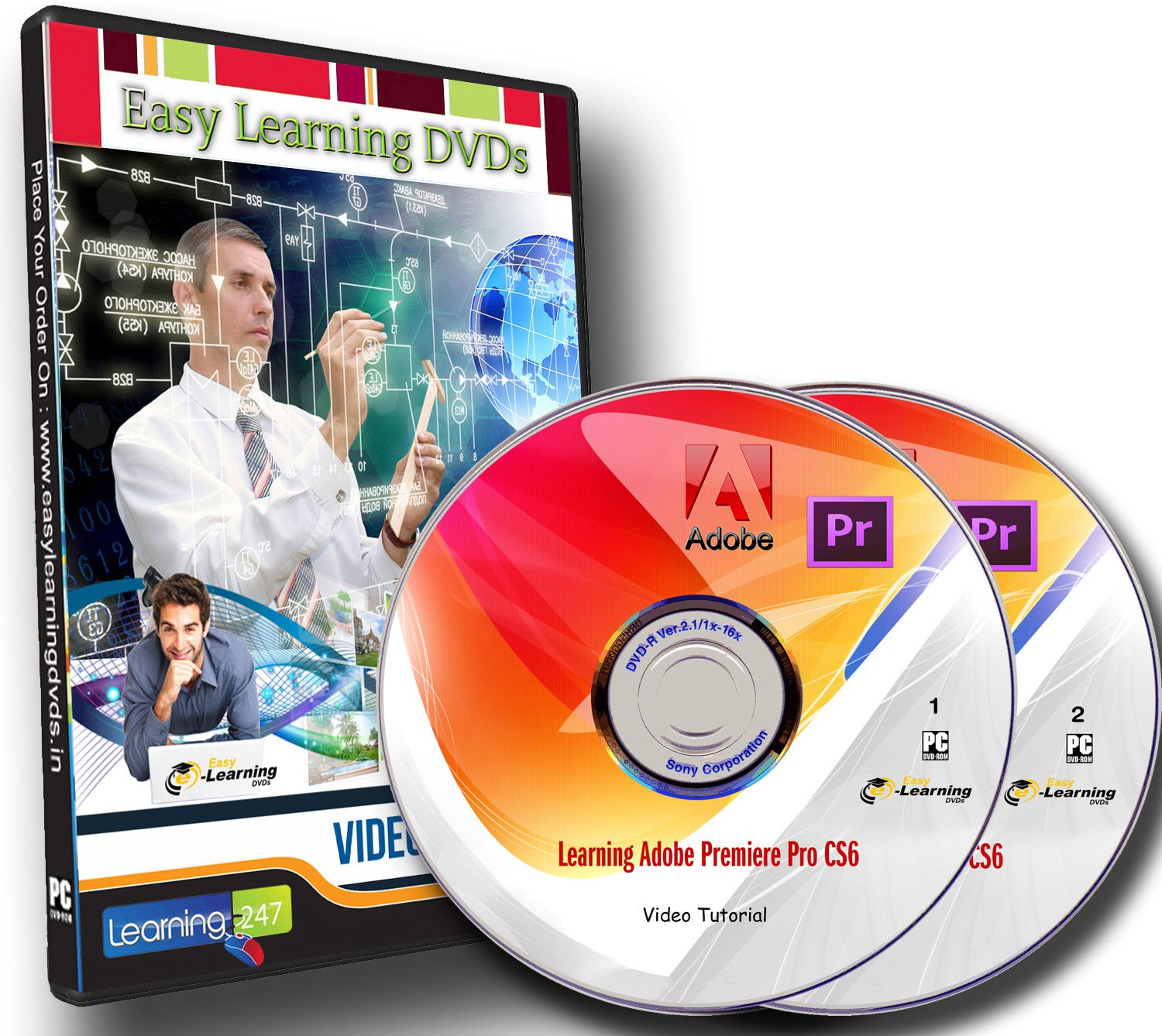 Adobe Premiere Pro CS6 Training Video Tutorials On 2 DVDs