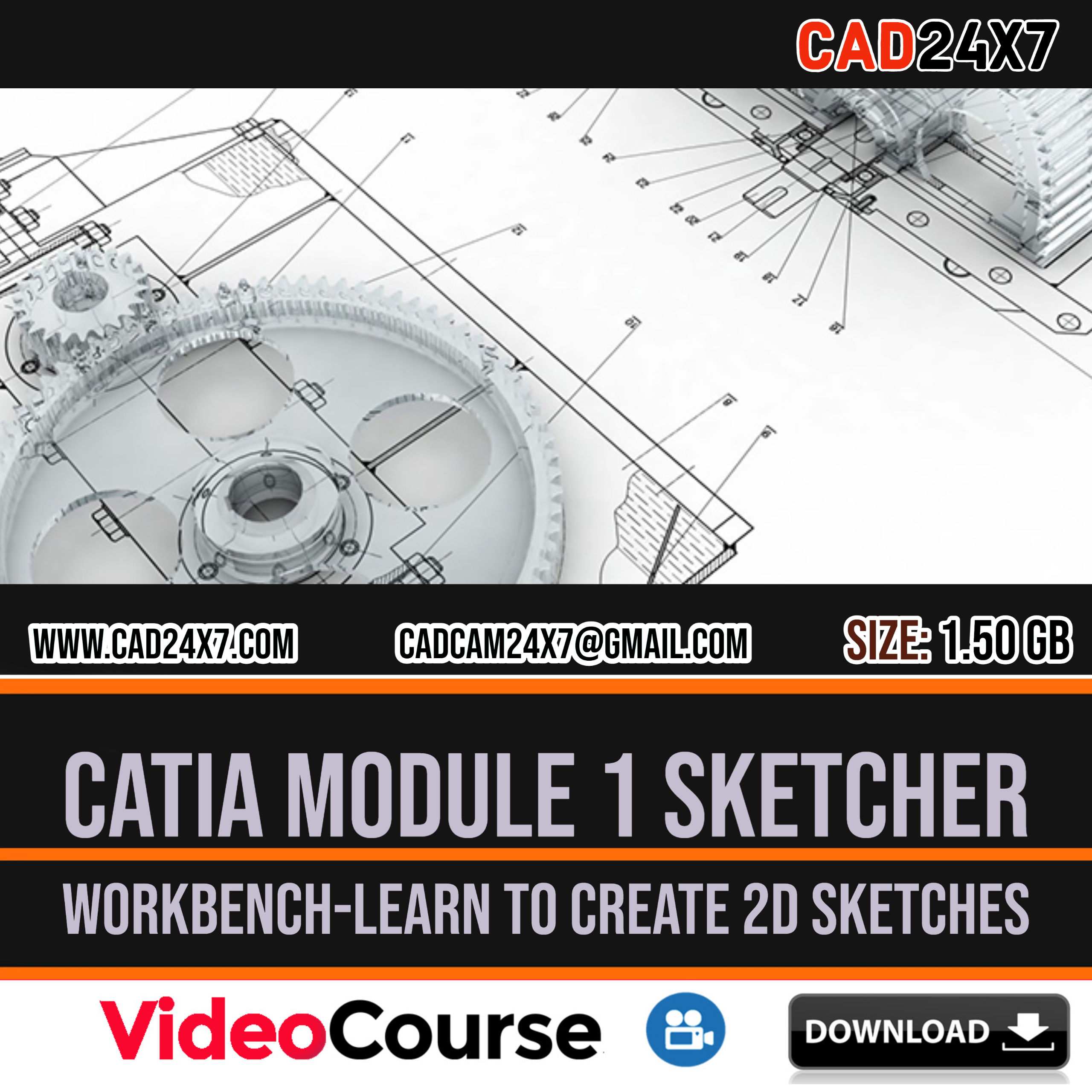 CATIA Module 1 Sketcher Workbench-Learn to create 2D Sketches