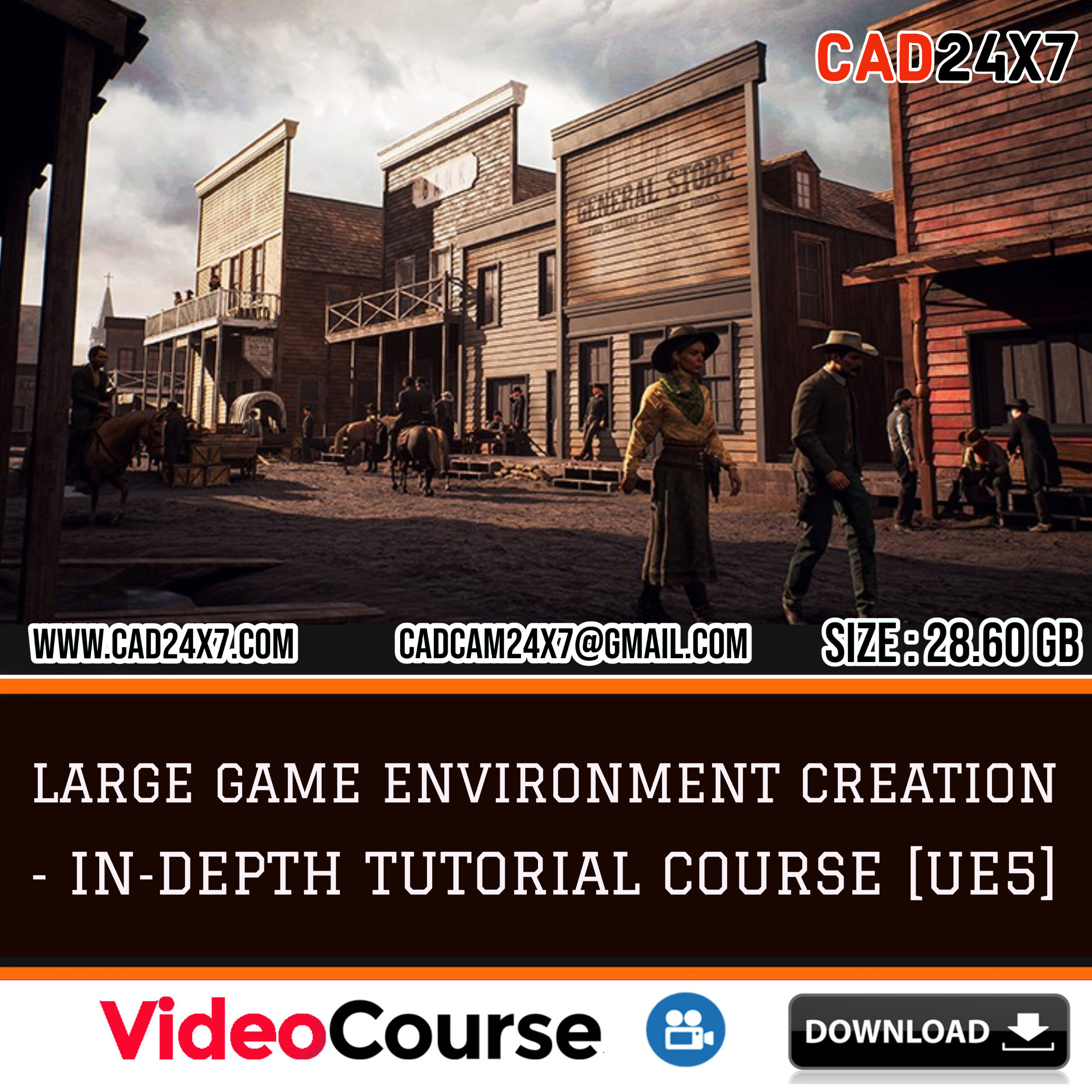 Full Environment Creation in UE5 & Blender - In-Depth Course
