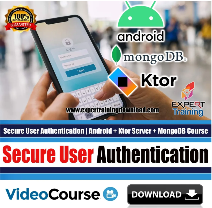 Secure User Authentication Android + Ktor Server + MongoDB Course & PDF Guides