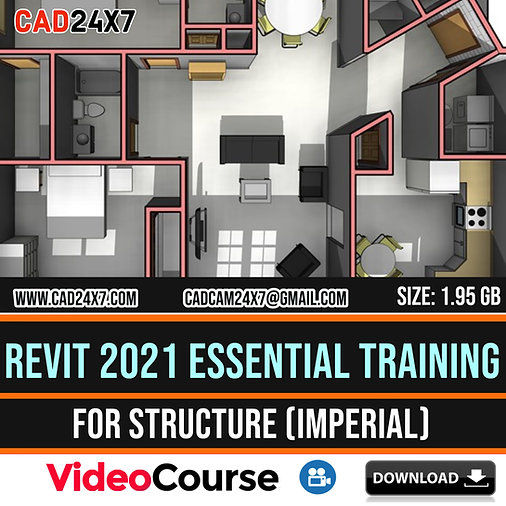 Revit 2021 Essential Training for Structure (Imperial)