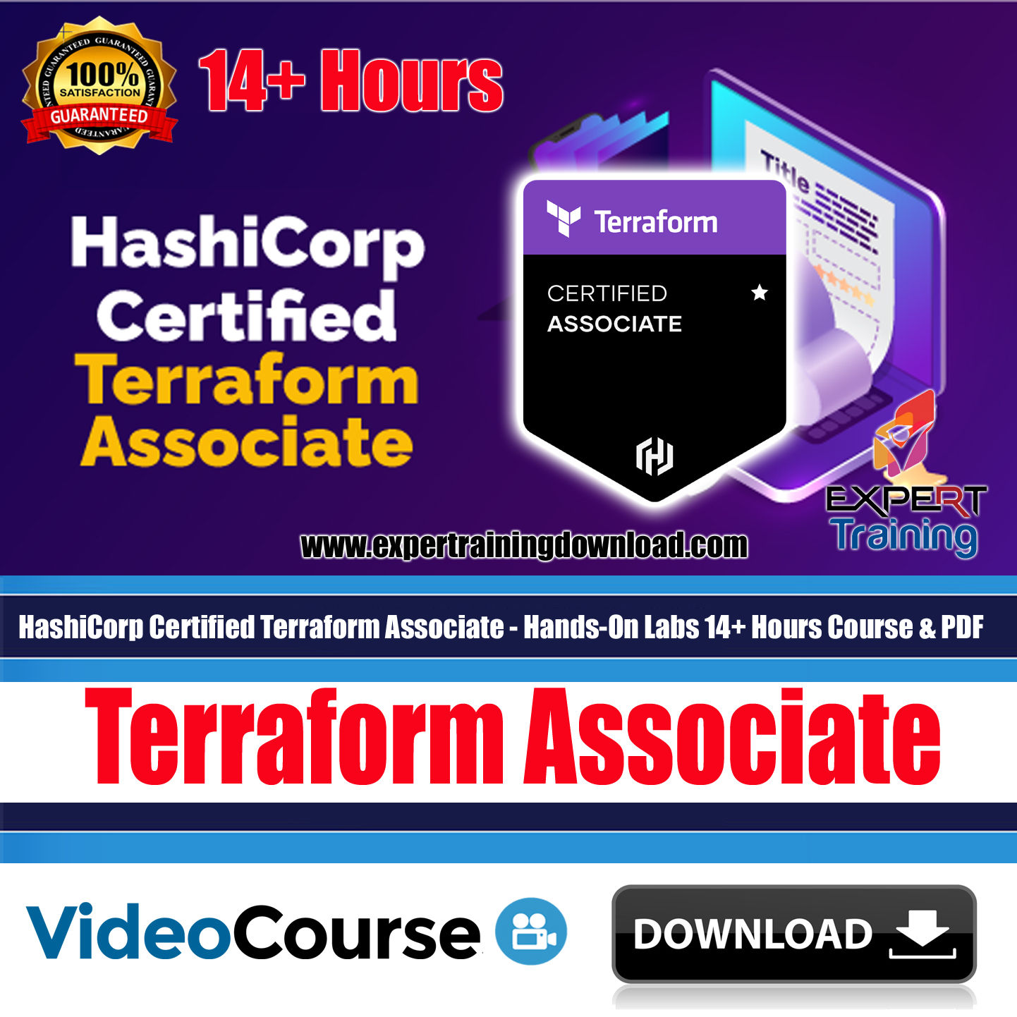 HashiCorp Certified Terraform Associate - Hands-On Labs 14+ Hours Course & PDF G