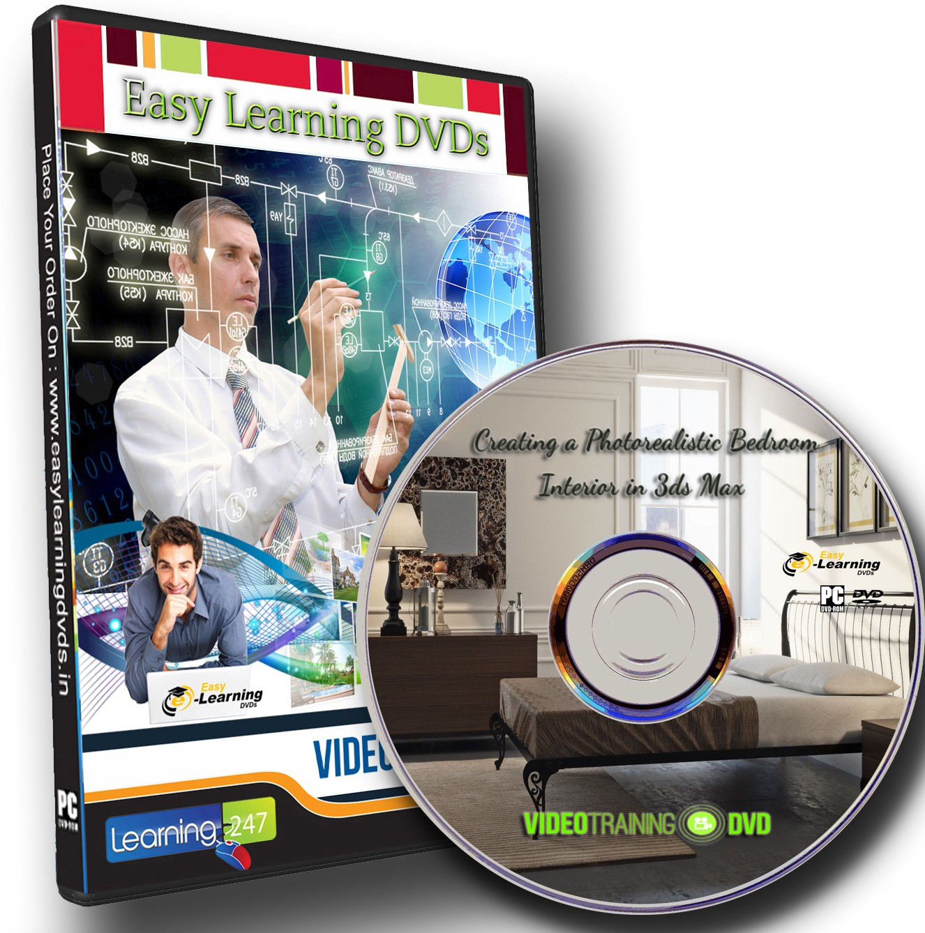 Creating A Photorealistic Bedroom In 3ds Max Video Training Dvd