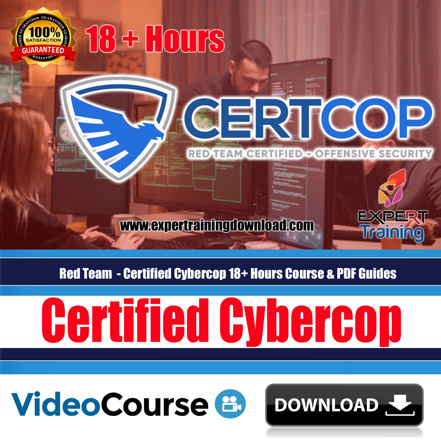 Red Team - Certified Cybercop (18 Hours) Course & PDF Guides