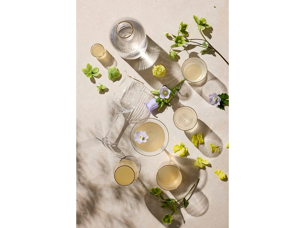 Miniaturbild: Lyngby Glas Palermo Gold Highball 4er Set