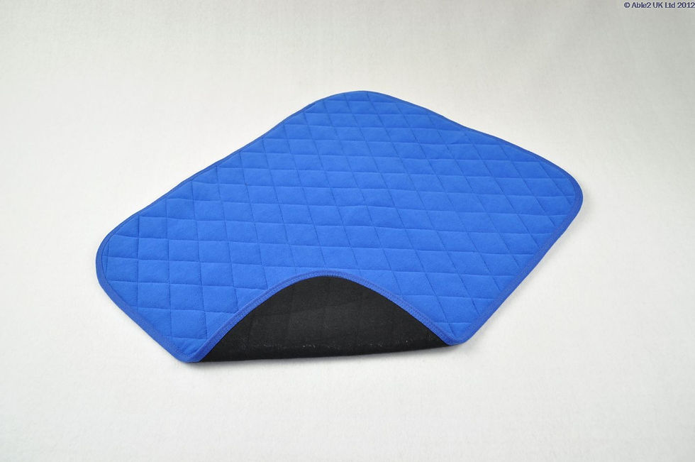 Vida Washable Chair Pad - 50 x 60cm - Blue