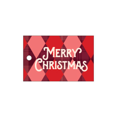 Merry Diamonds Tag