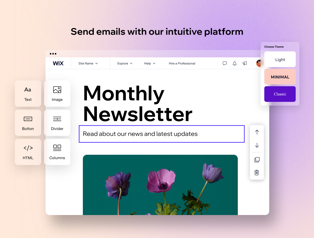 Wix Email Marketing Preview 0