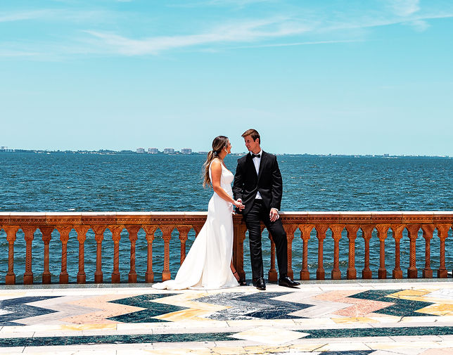 Wedding Couple at Cadzan Mansion