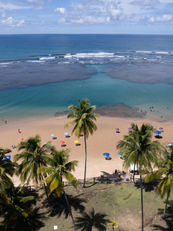 Piscina Natural de Taipu de Fora, na Península de Maraú, Bahia, Brasil.
