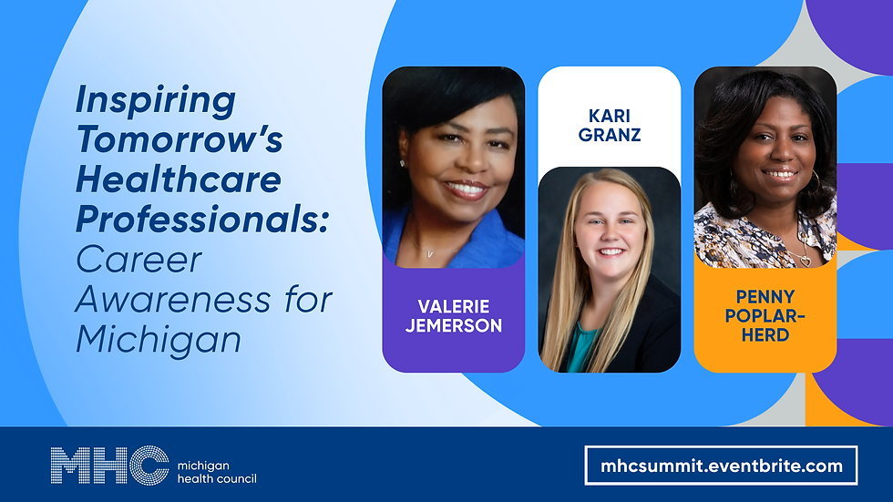 Helping young people discover healthcare careers takes collaboration among employers, schools, and workforce partners. At the 2026 Michigan Healthcare Workforce Summit: Building What’s Next, the session “Inspiring Tomorrow’s Healthcare Professionals: Career Awareness for Michigan” will explore how these connections can support career awareness and address regional workforce needs.