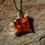 Thumbnail: Kuwa Mandarin Garnet Pendant in 9K Yellow Gold