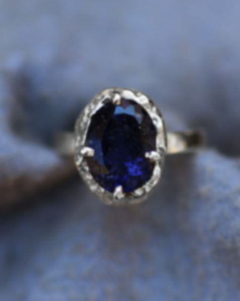 Luangwa River Sand Iolite Pendant